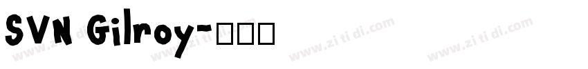SVN Gilroy字体转换